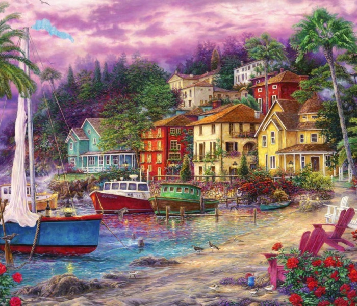 Puzzle - Grafika - La malurile aurii