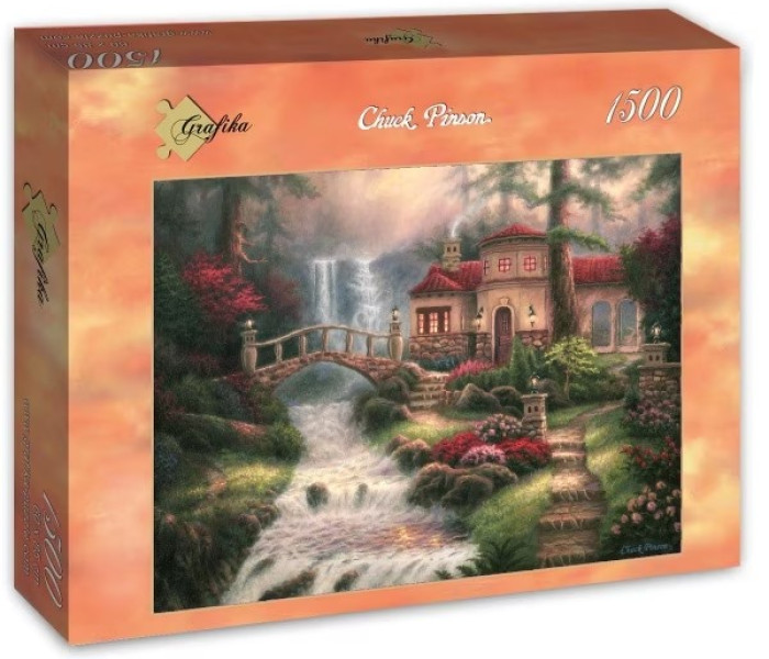 Puzzle - Grafika - Cascade pe râul Sierra