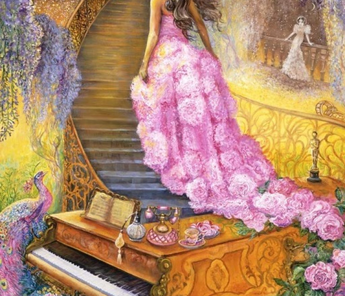 Puzzle - Grafika - Melodie în roz