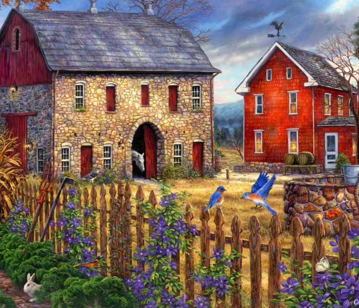 Puzzle - Grafika - Cântec de păsări