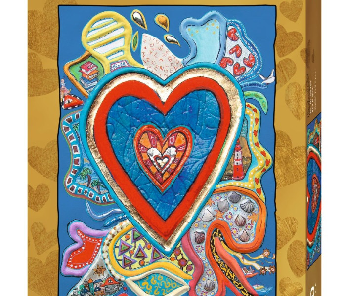 Puzzle - Heye - Roșu și albastru