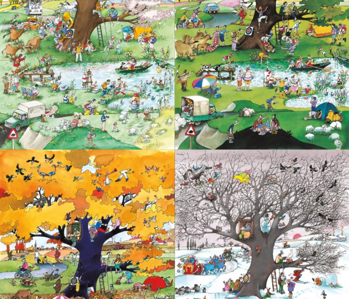 Puzzle - Heye - Cele patru anotimpuri