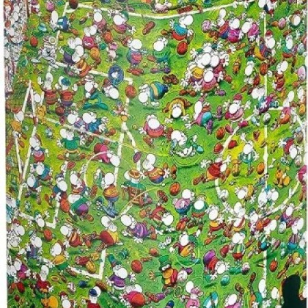 Fotbal nebun - Puzzle triunghiular