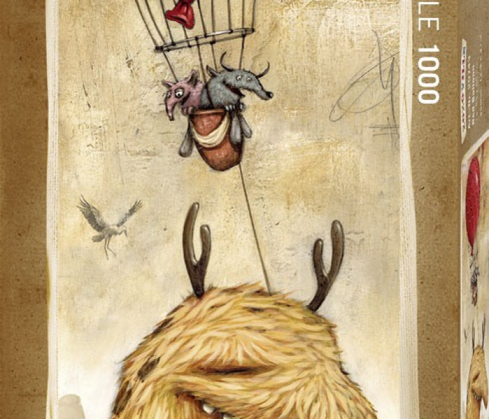 Puzzle - Heye - Balon roșu - Puzzle panoramic