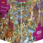 Puzzle - Heye - Orașul iepurașilor - Puzzle triunghiular