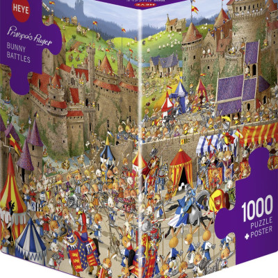 Turnirul iepurașilor - Puzzle triunghiular