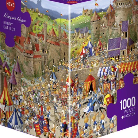 Turnirul iepurașilor - Puzzle triunghiular