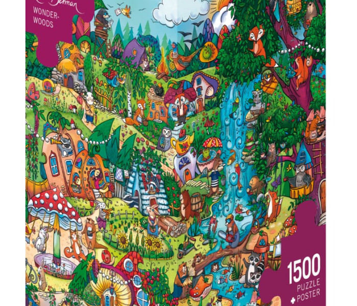 Puzzle - Heye - Pădure magică - Puzzle triunghiular