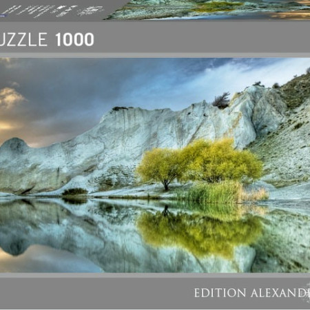 Lacul albastru - Puzzle panoramic