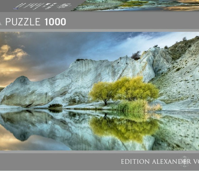 Puzzle - Heye - Lacul albastru - Puzzle panoramic