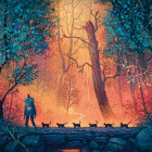 Puzzle - Heye - Marș prin pădure