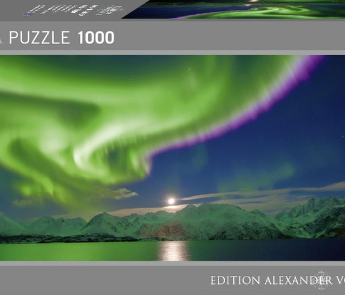 Puzzle - Heye - Aurora boreală - Puzzle panoramic