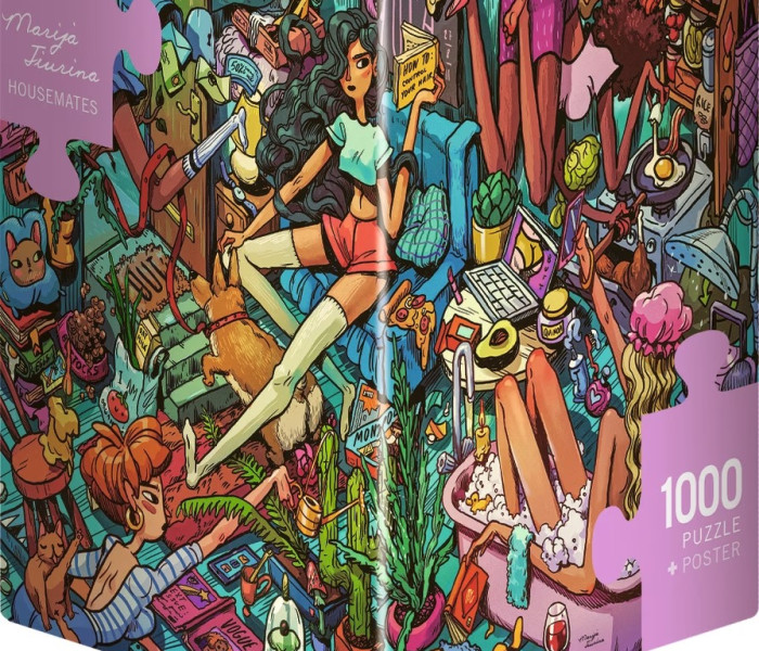 Puzzle - Heye - Colegi de cameră - Puzzle triunghiular