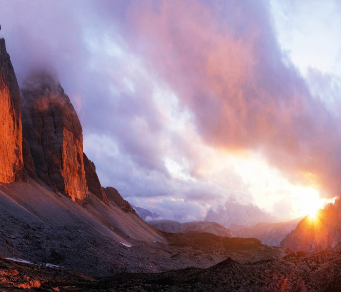 Puzzle - Heye - Trei vârfuri - Puzzle panoramic
