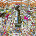 Puzzle - Heye - Gară - Puzzle triunghiular