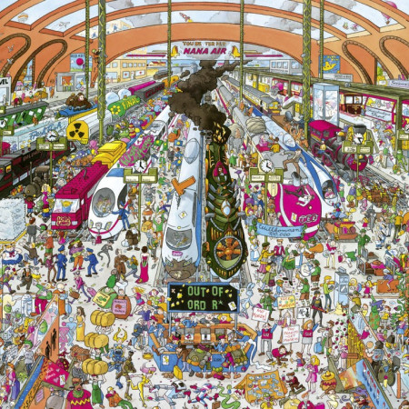 Gară - Puzzle triunghiular