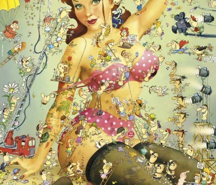 Puzzle - Heye - Viața fetelor pe Instagram - Puzzle triunghiular