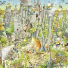 Puzzle - Heye - Grădina Zoologică - Expoziție jurasică