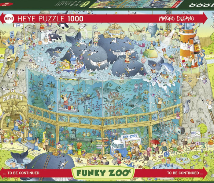Puzzle - Heye - Grădina Zoologică - Biotop oceanic