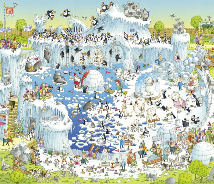 Puzzle - Heye - Grădina Zoologică - Expoziție polară