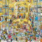 Puzzle - Heye - Viață de hotel - Puzzle triunghiular