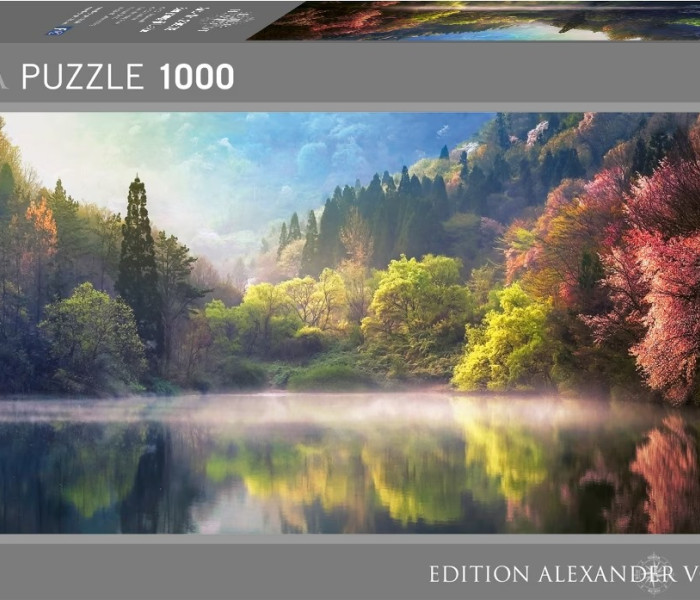 Puzzle - Heye - Lacul Serjangdži - Puzzle panoramic