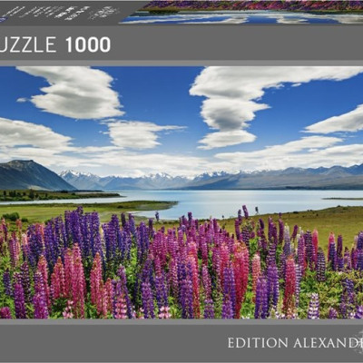 Lacul Tekapo, Noua Zeelandă - Puzzle panoramic