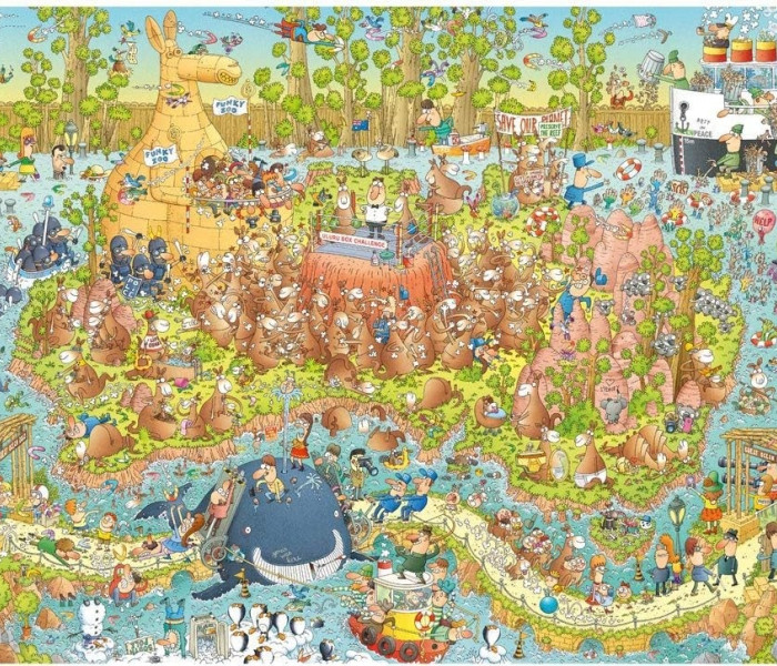Puzzle - Heye - Grădina Zoologică - Expoziție australiană