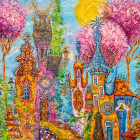 Puzzle - Heye - Copaci roz