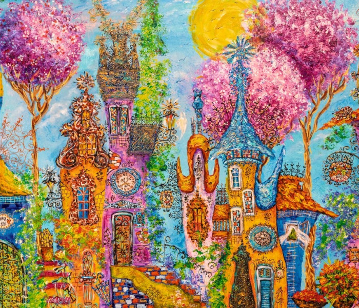 Puzzle - Heye - Copaci roz