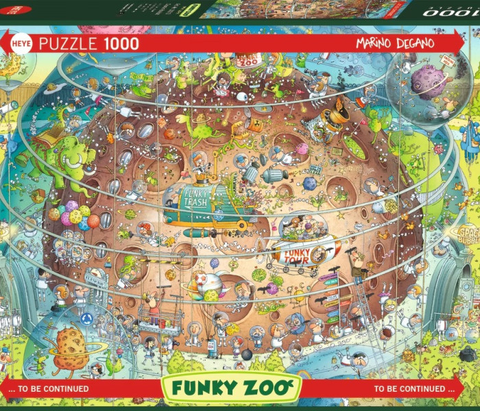 Puzzle - Heye - Grădina Zoologică - Expoziție spațială