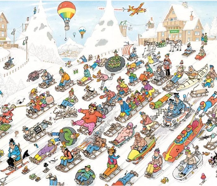 Puzzle - Jumbo - Totul merge la vale