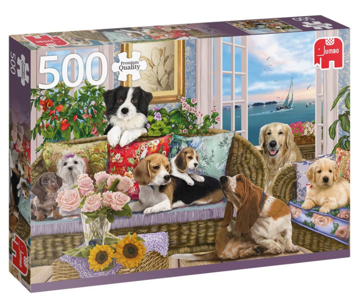 Puzzle - Jumbo - Prieteni blănoși