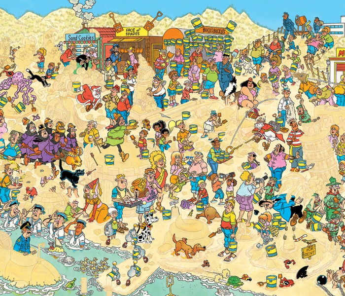 Puzzle - Jumbo - Sculpturi în nisip