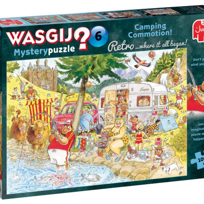 Agitație în camping! - Puzzle WASGIJ