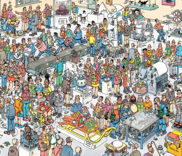 Puzzle - Jumbo - Târgul viitorului