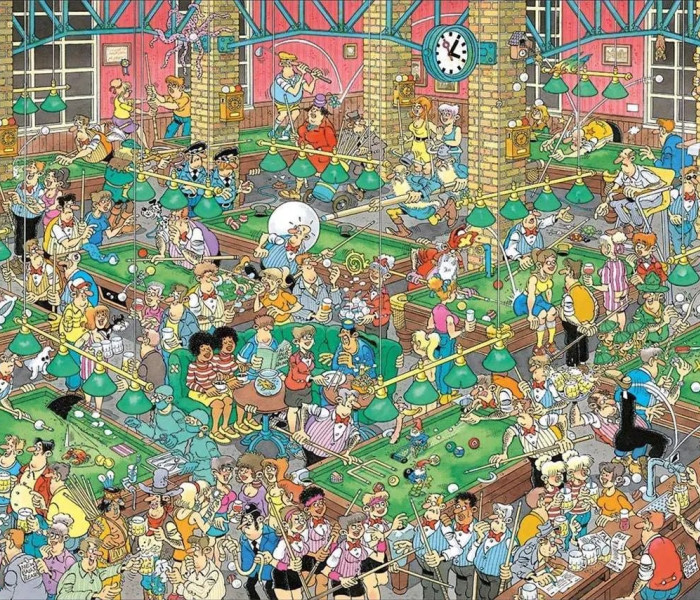 Puzzle - Jumbo - Biliard