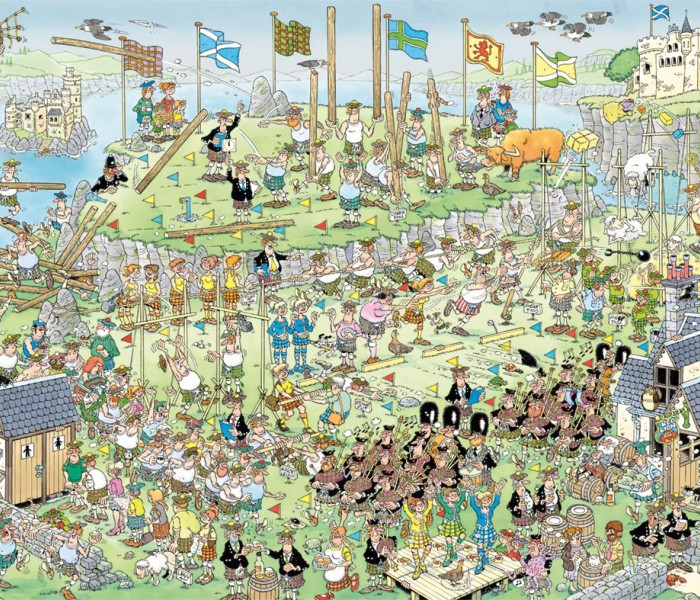 Puzzle - Jumbo - Jocuri scoțiene