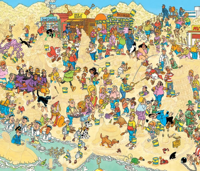 Puzzle - Jumbo - Sculpturi din nisip