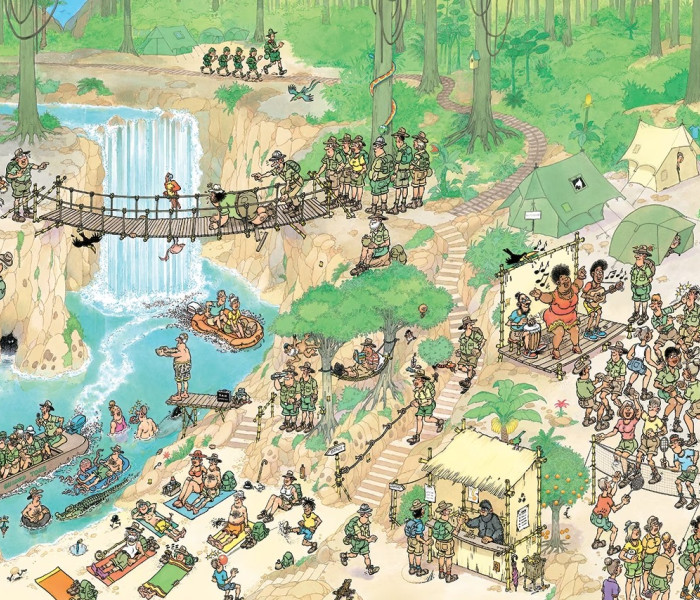 Puzzle - Jumbo - Bine ați venit în junglă!