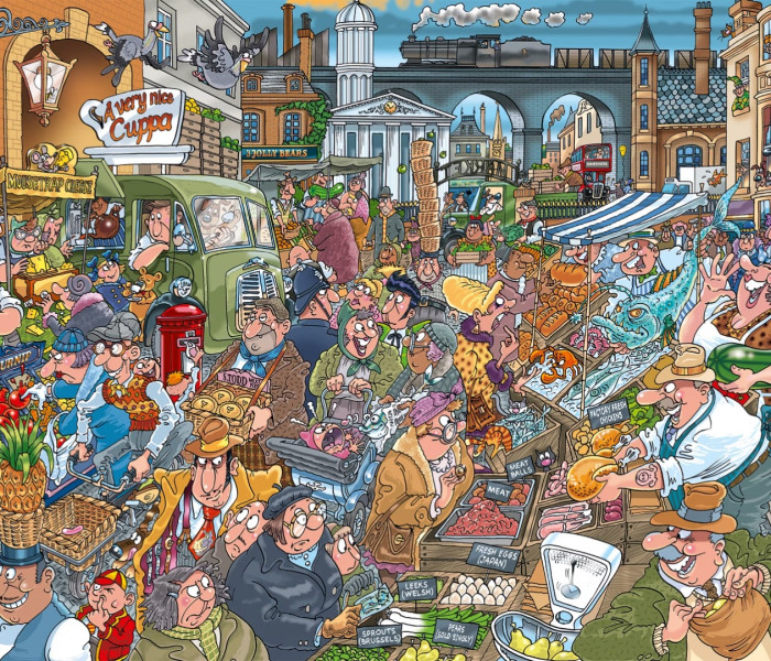 Puzzle - Jumbo - Suprasarcină organică! - Puzzle WASGIJ