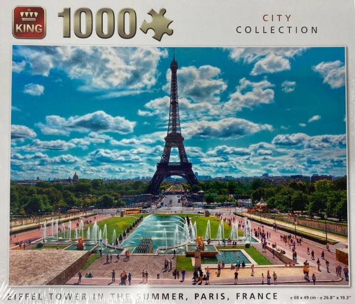 Puzzle - King - Turnul Eiffel vara