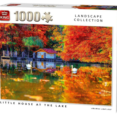 Căsuță mică lângă lac