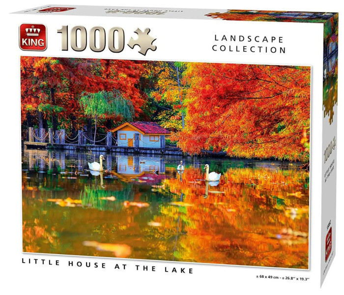 Puzzle - King - Căsuță mică lângă lac