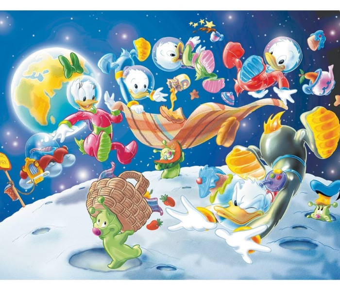 Puzzle - Lisciani - Rațe în spațiu - Maxi