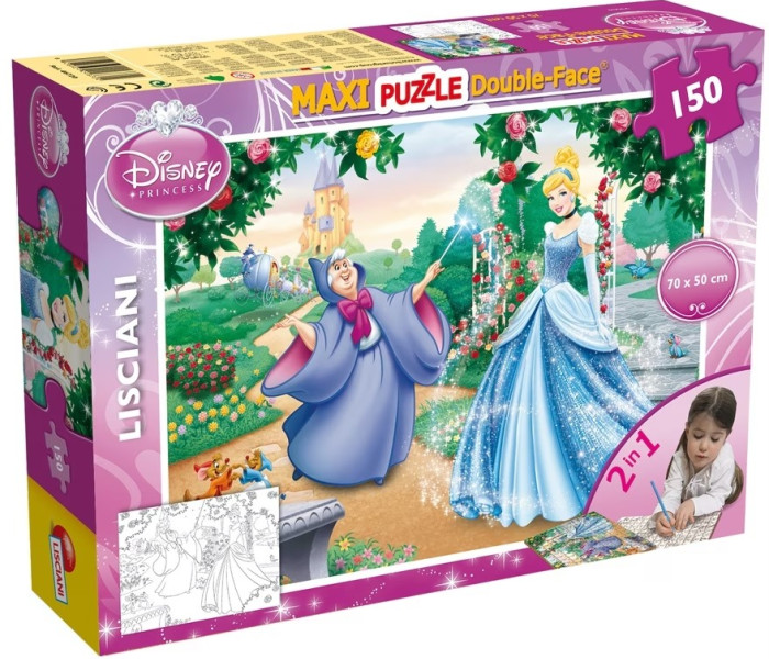 Puzzle - Lisciani - Cenușăreasa - Maxi