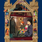 Puzzle - Ravensburger - Harry Potter în drum spre Hogwarts