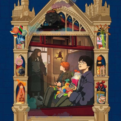 Harry Potter în drum spre Hogwarts