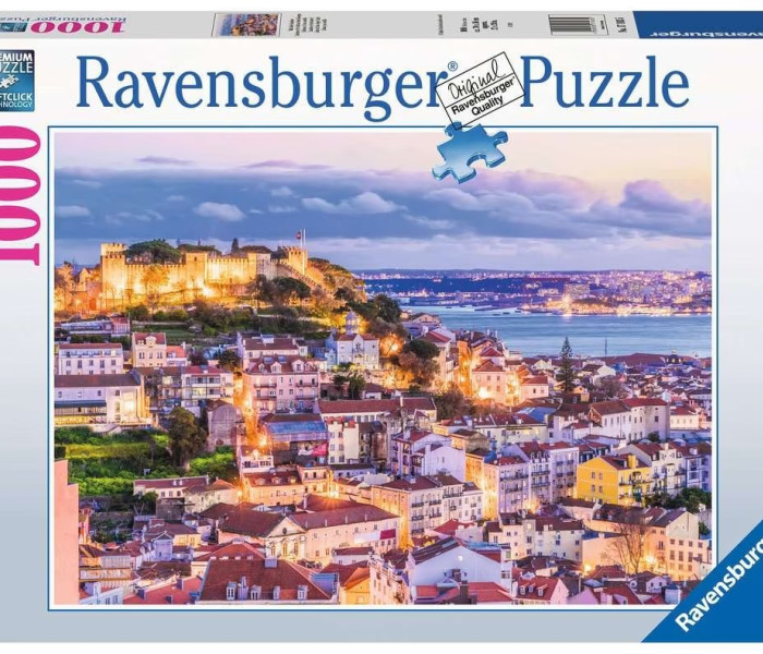 Puzzle - Ravensburger - Lisabona și Castelul Sfântul Gheorghe