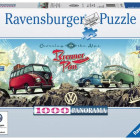 Puzzle - Ravensburger - Traversează Alpii cu VW! - Puzzle panoramic